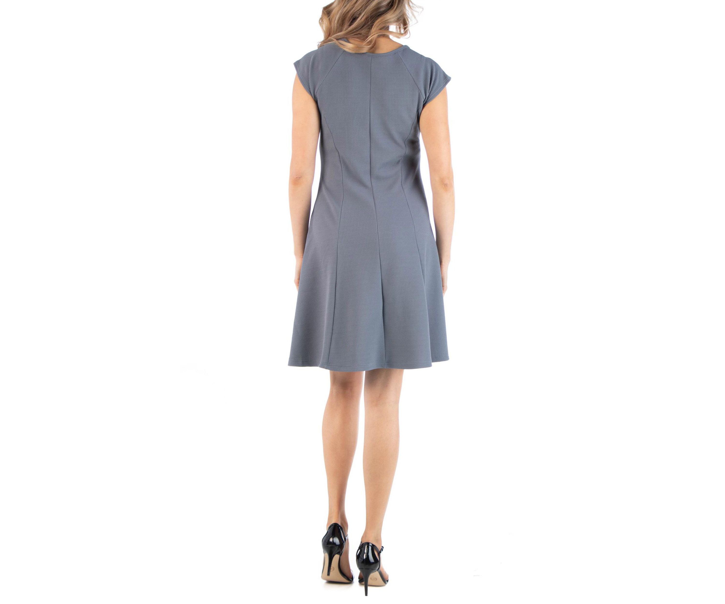 Maternity Dress with Keyhole Neck
