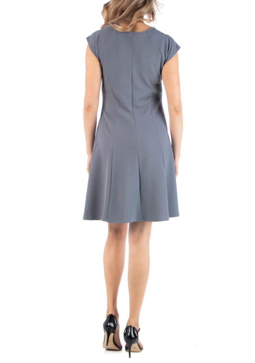 Maternity Dress with Keyhole Neck