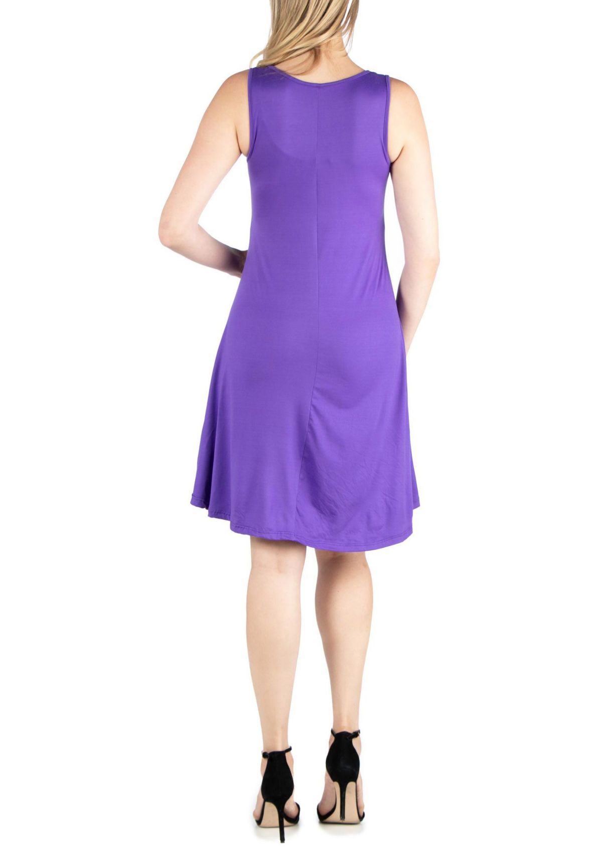 A Line Slim Fit and Flare Maternity Dress