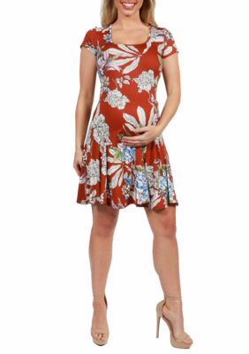 floral t shirt dress