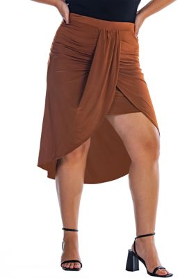 24seven Comfort Apparel Women's Tulip Skirt