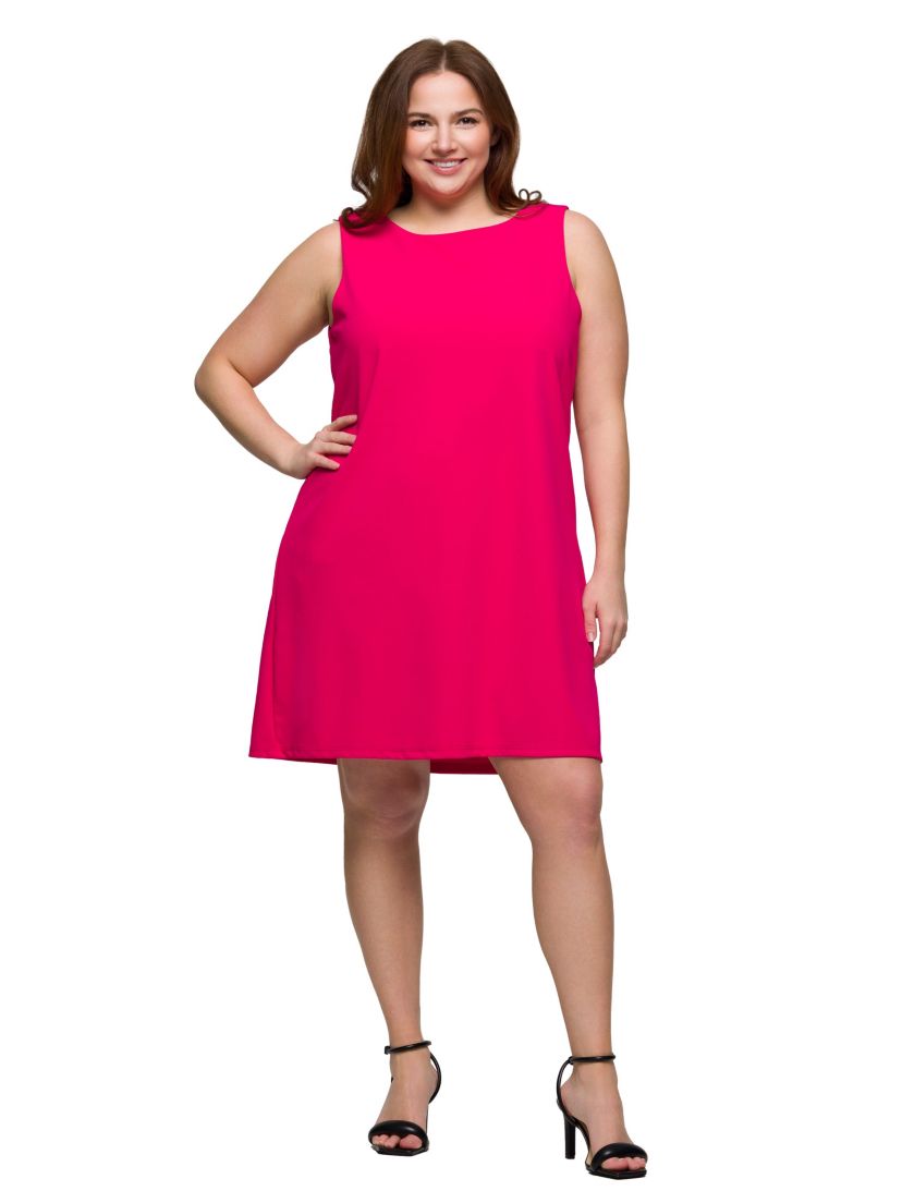 plus size shift cocktail dress Smak Parlour Plus Size Black & Rainbow Collar Shift Dress 4X/28W-30W