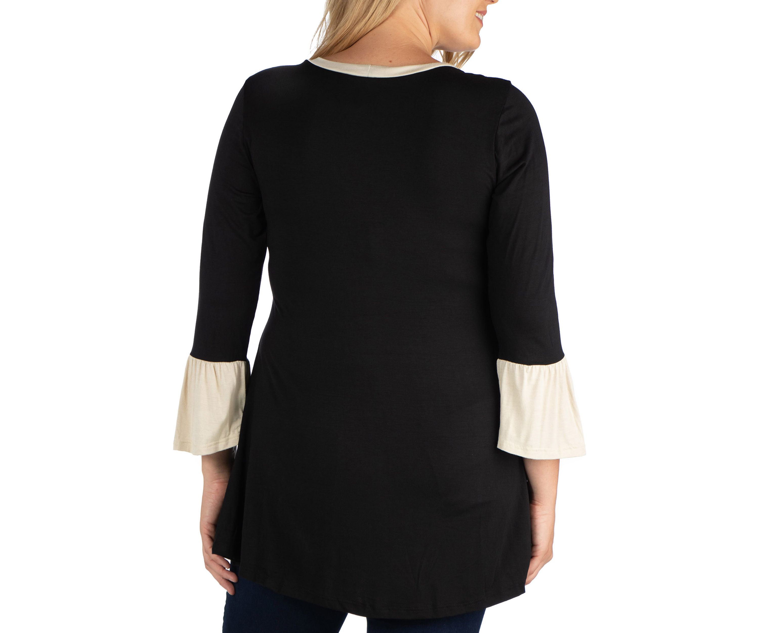 Plus Size High Low Tunic Top