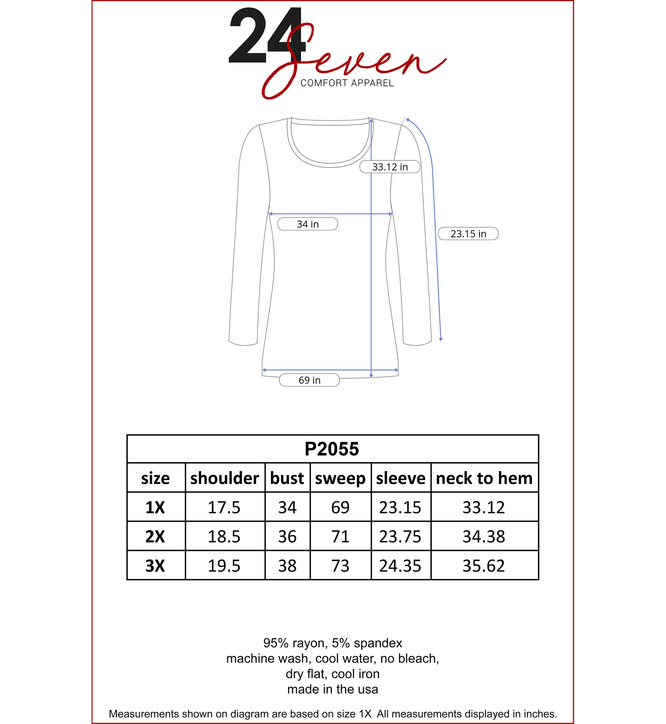 Plus Size High Low Tunic Top