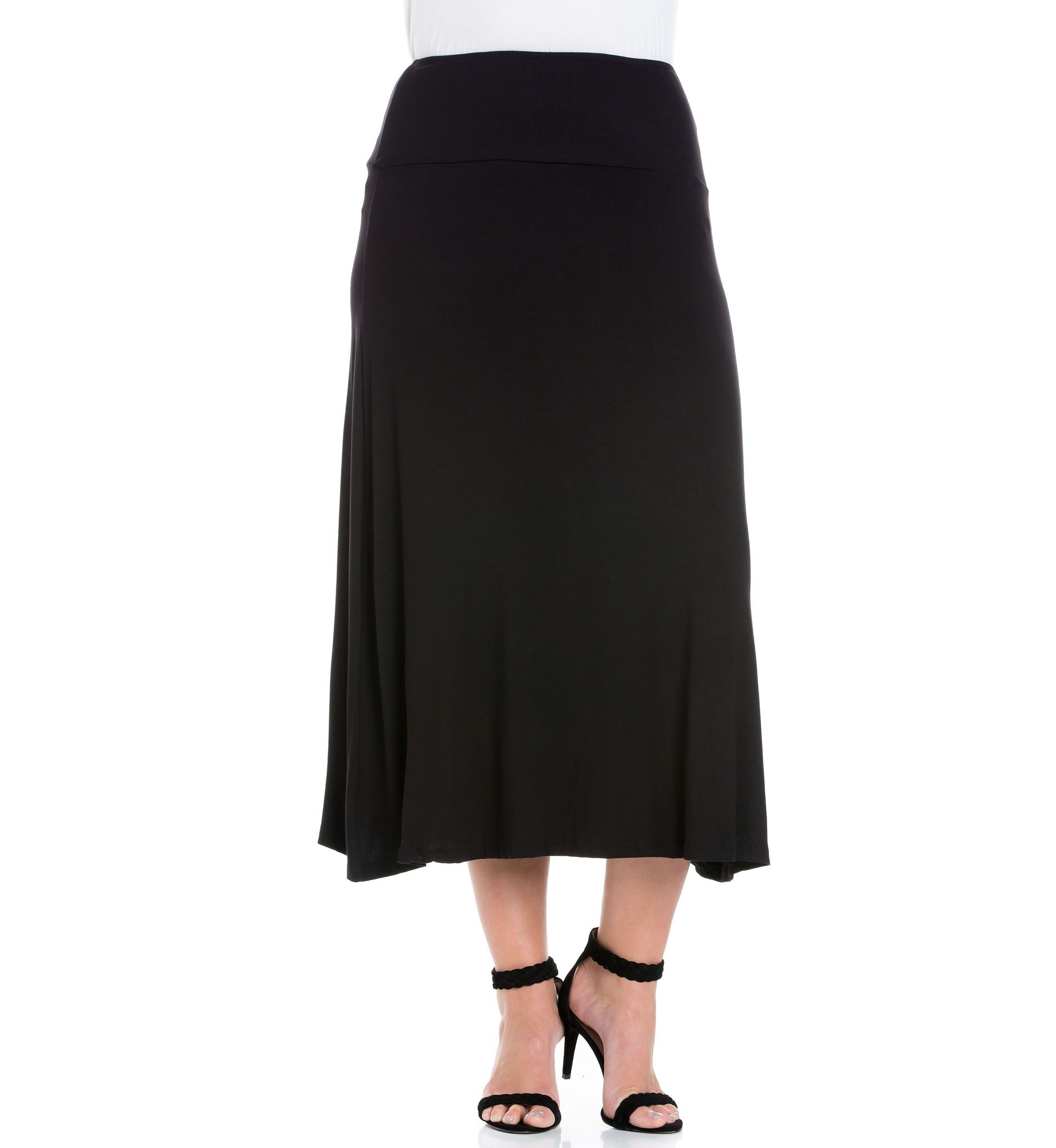 Plus Size Maxi Skirt