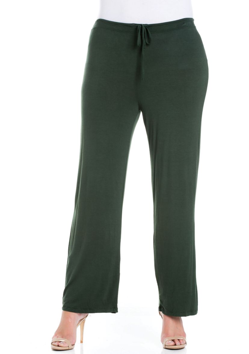 Plus Size Comfortable Stretch Drawstring Pants