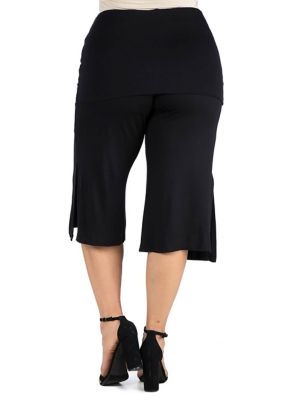 Plus Foldover Waist Pants