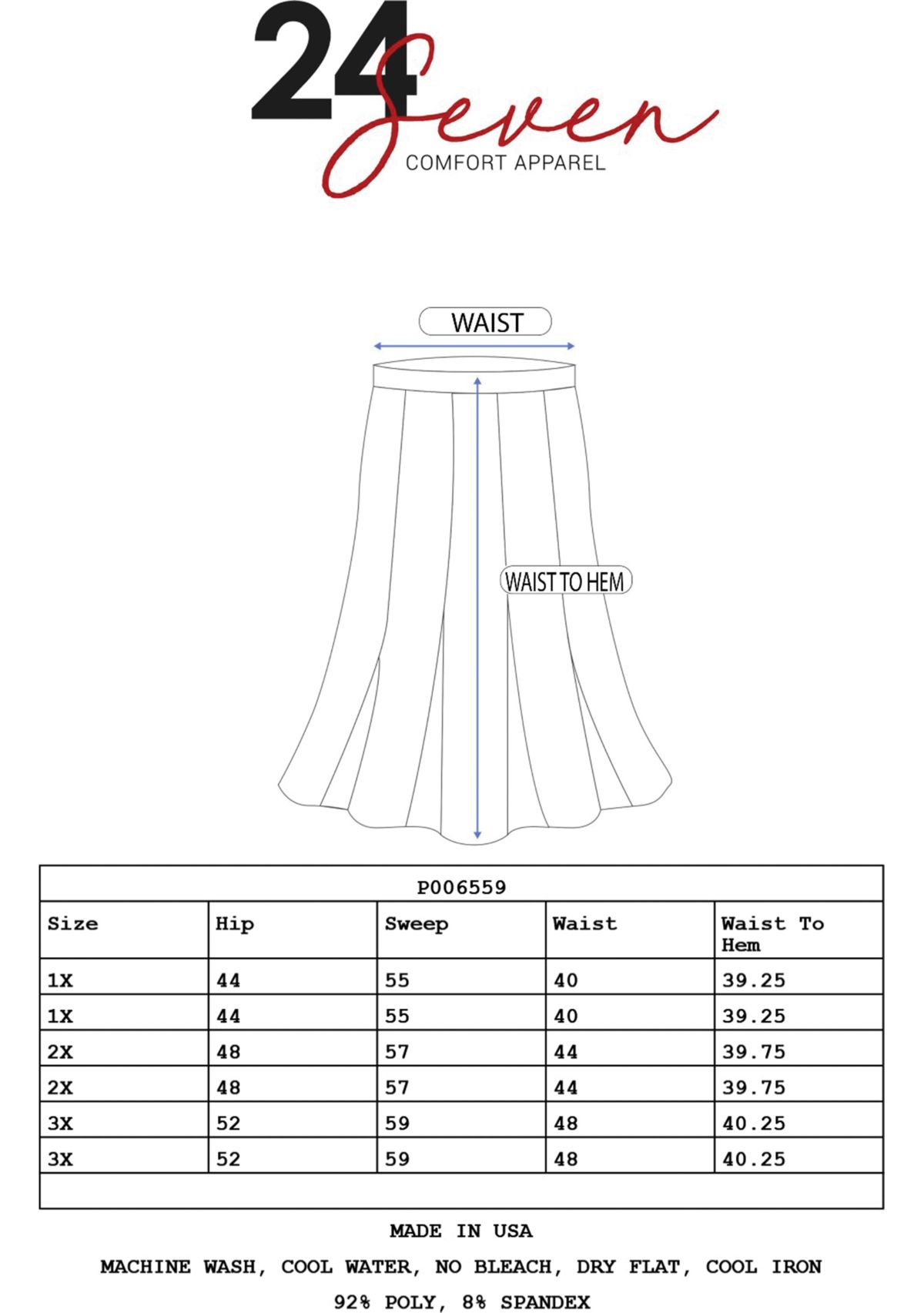 Plus Size  Comfortable Foldover Maxi Skirt