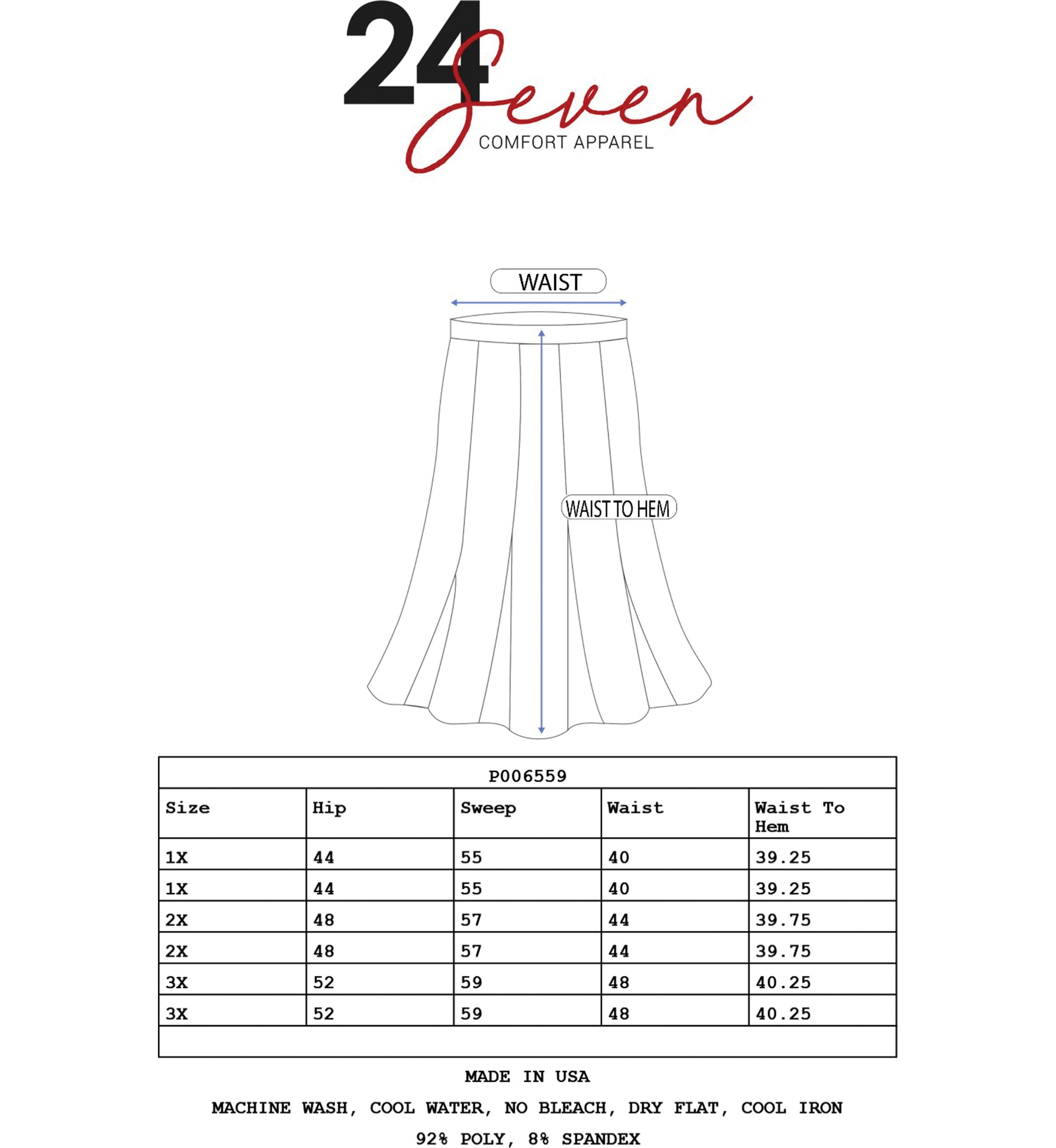 Plus Size  Comfortable Foldover Maxi Skirt