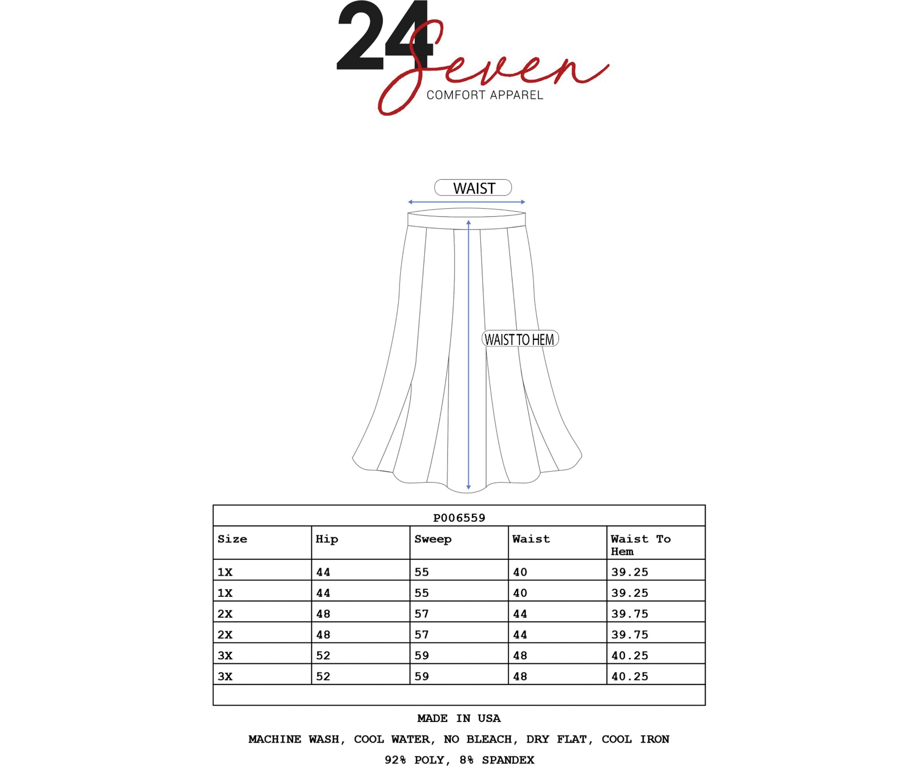 Plus Size  Comfortable Foldover Maxi Skirt