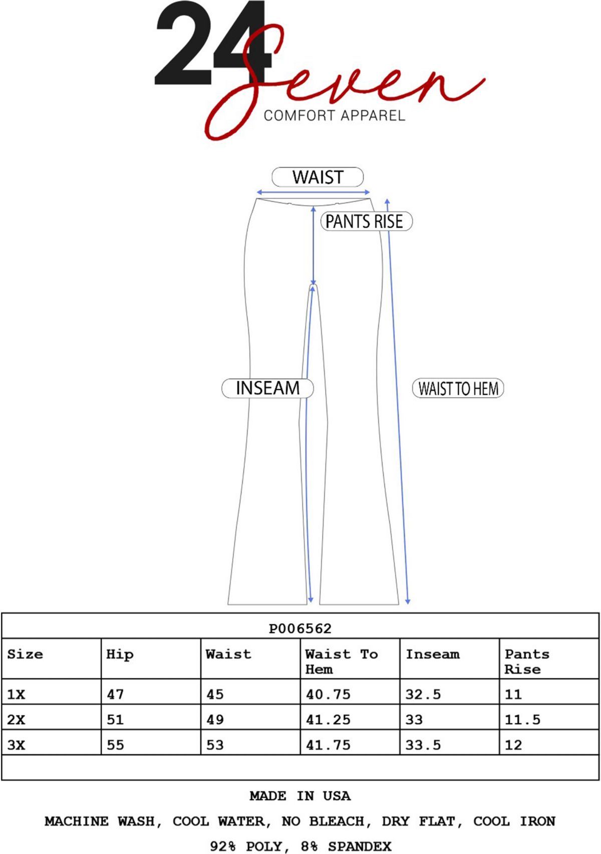 Plus Size Bell Bottom Fold Over Waist Sweatpants