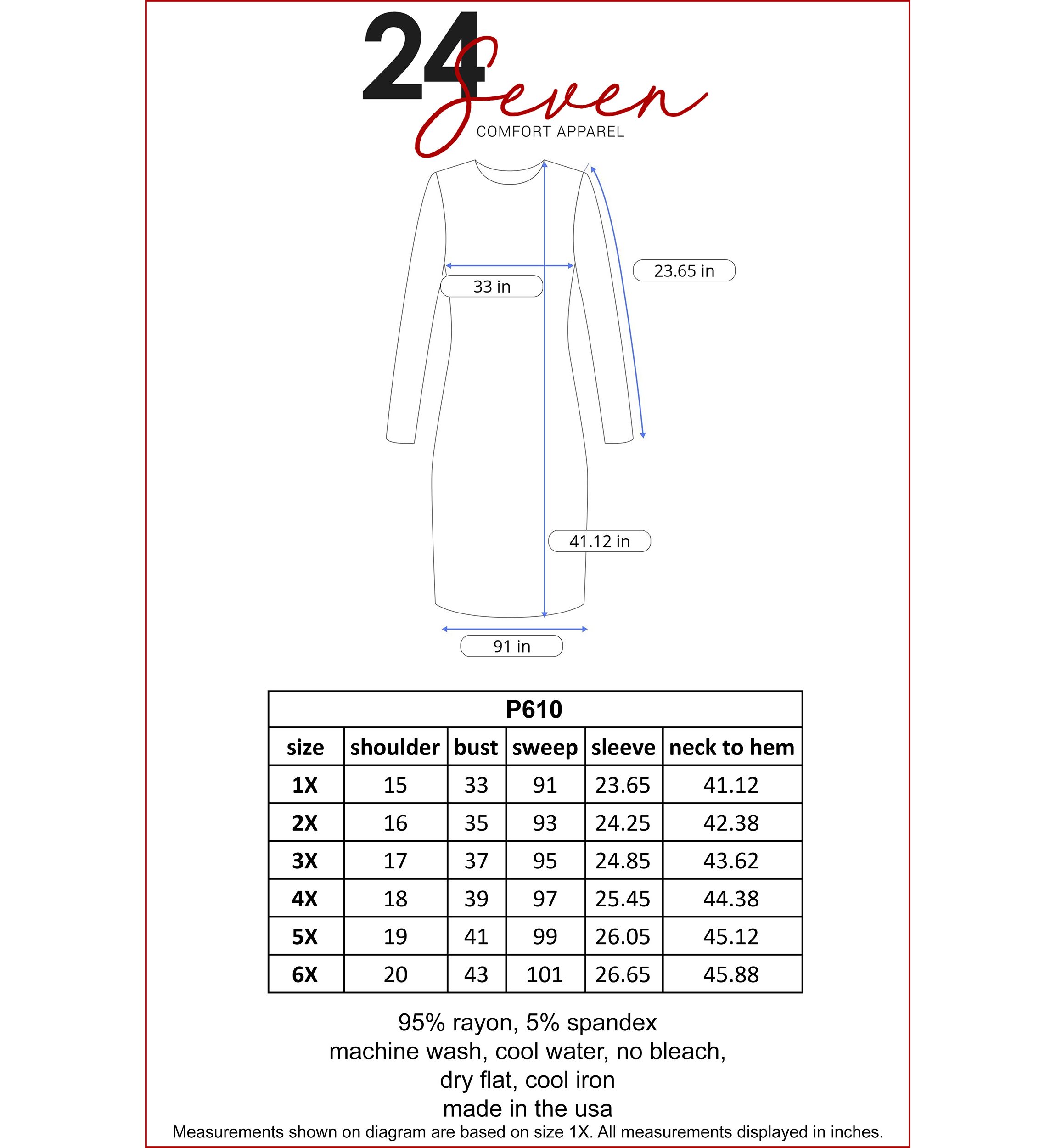 Classic Long Sleeve Plus Size Flared Mini Dress