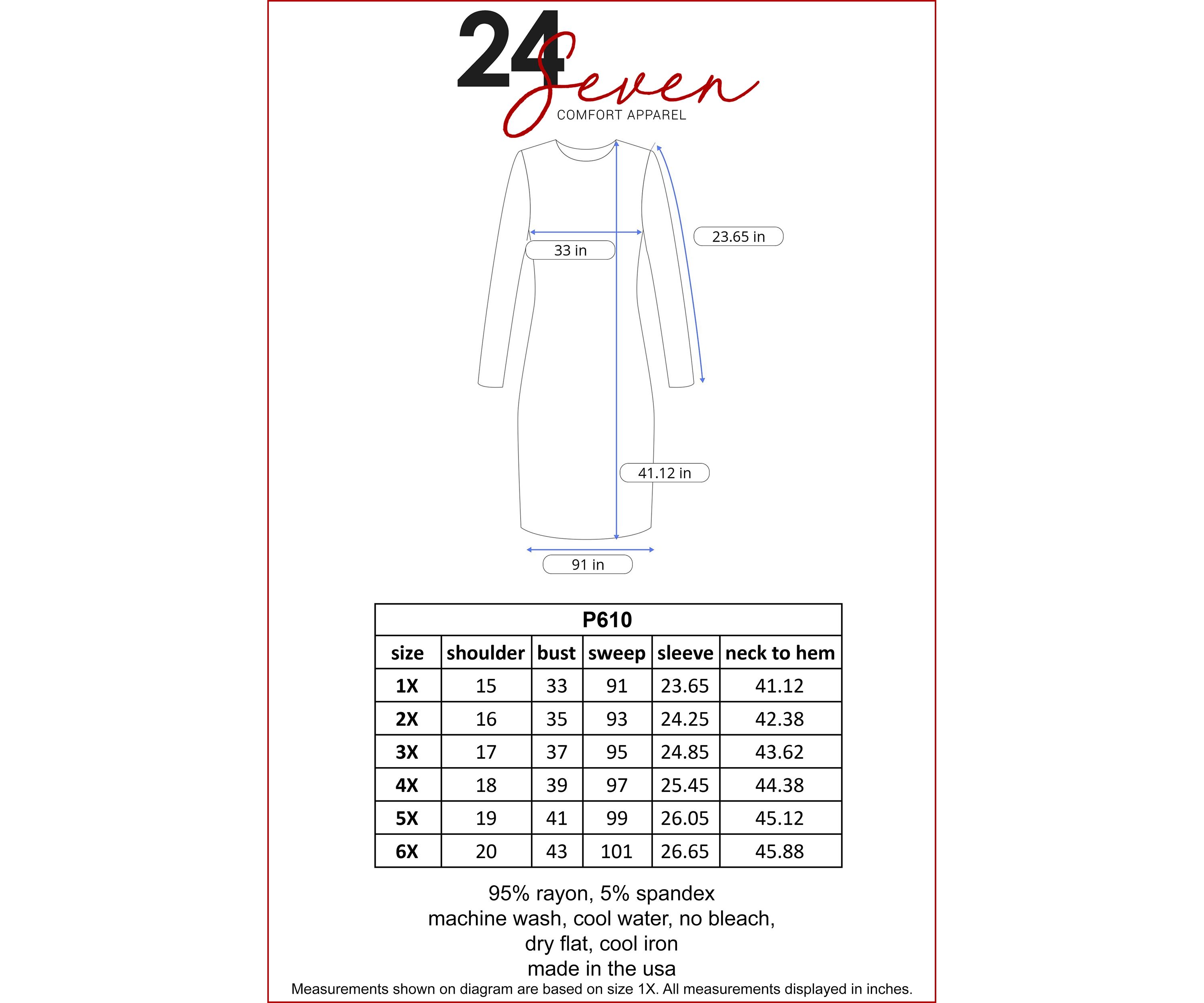 Classic Long Sleeve Plus Size Flared Mini Dress