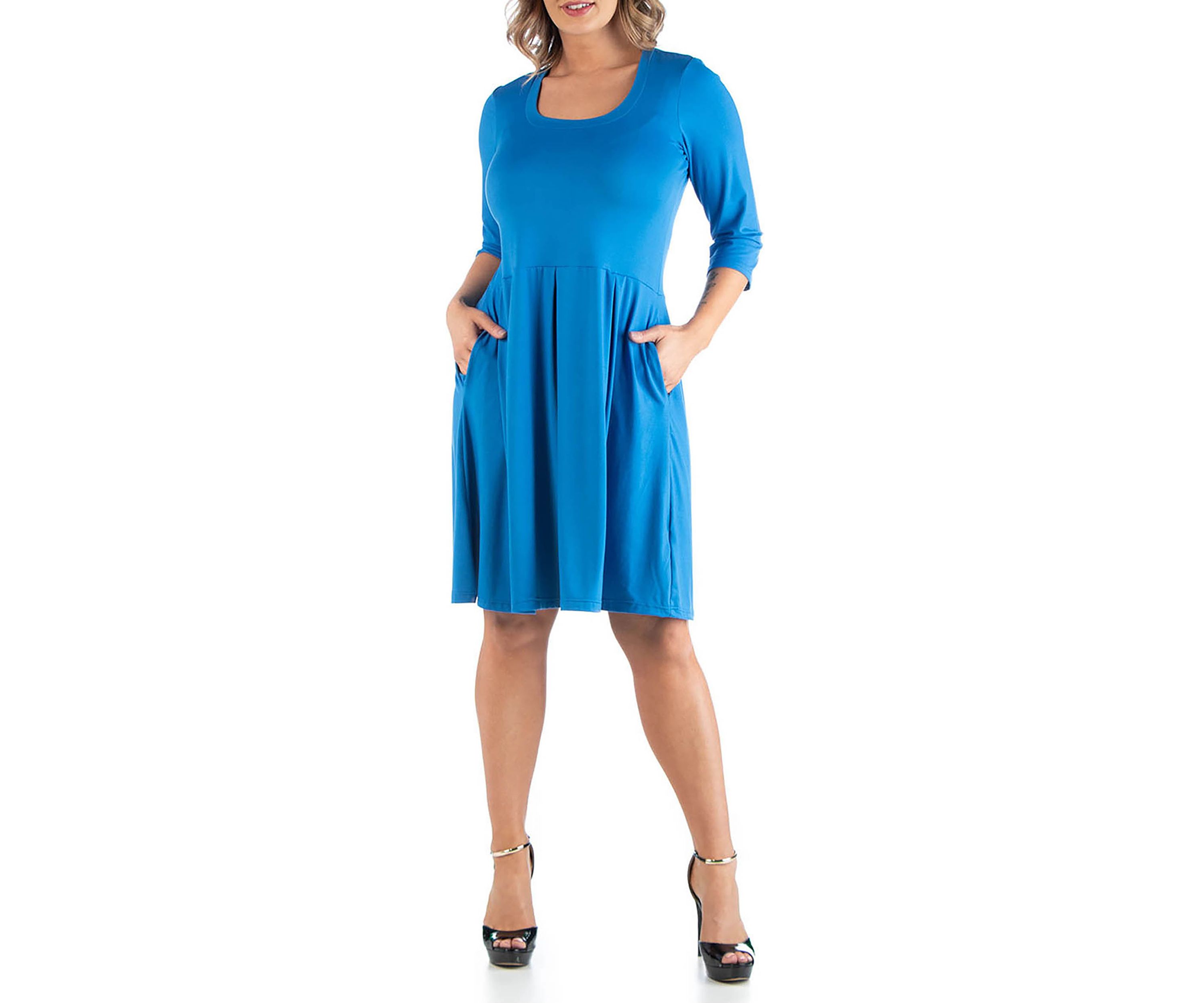 Plus Size Fit and Flare  Dress