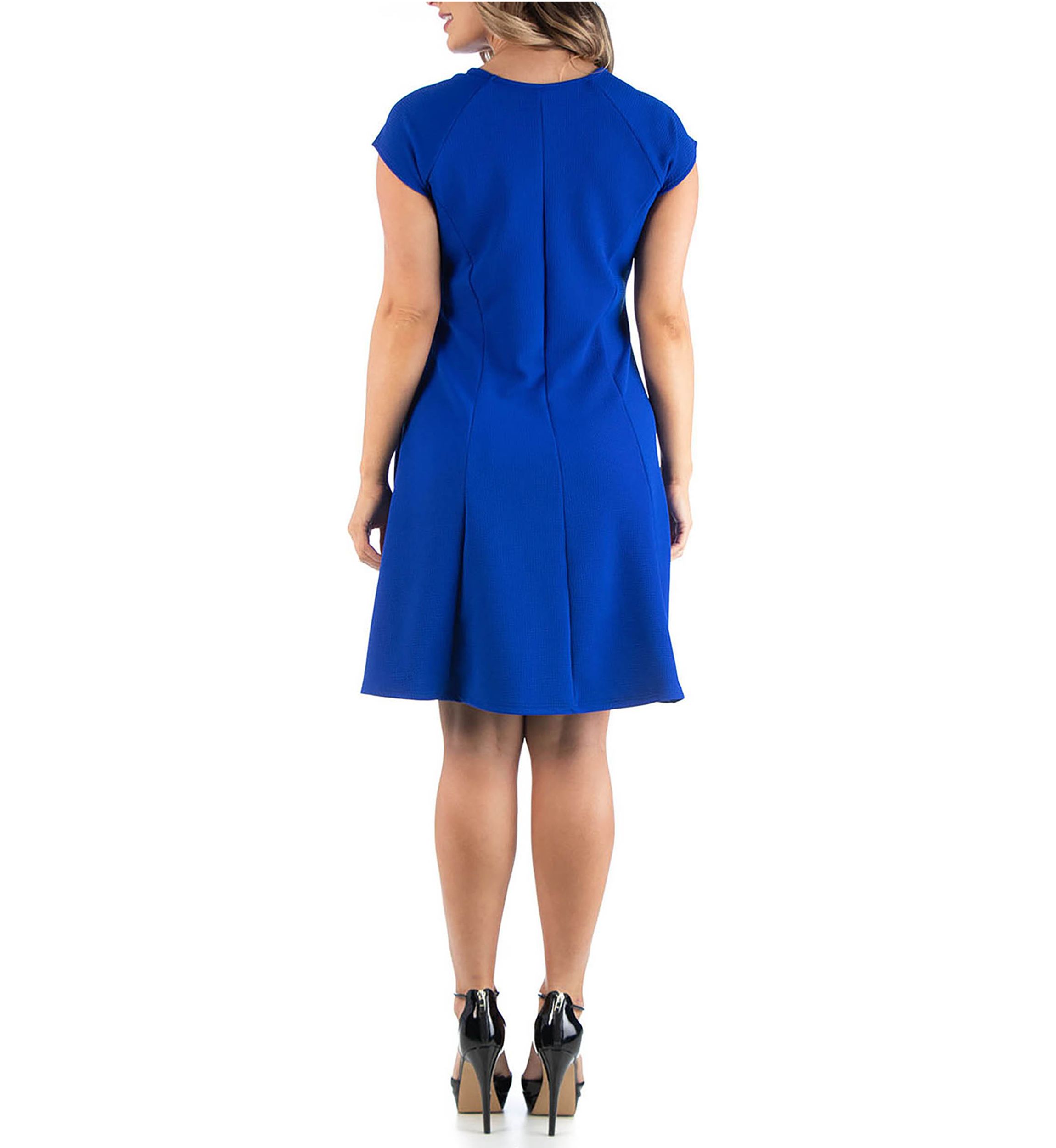 Plus Size Keyhole Neck  Dress