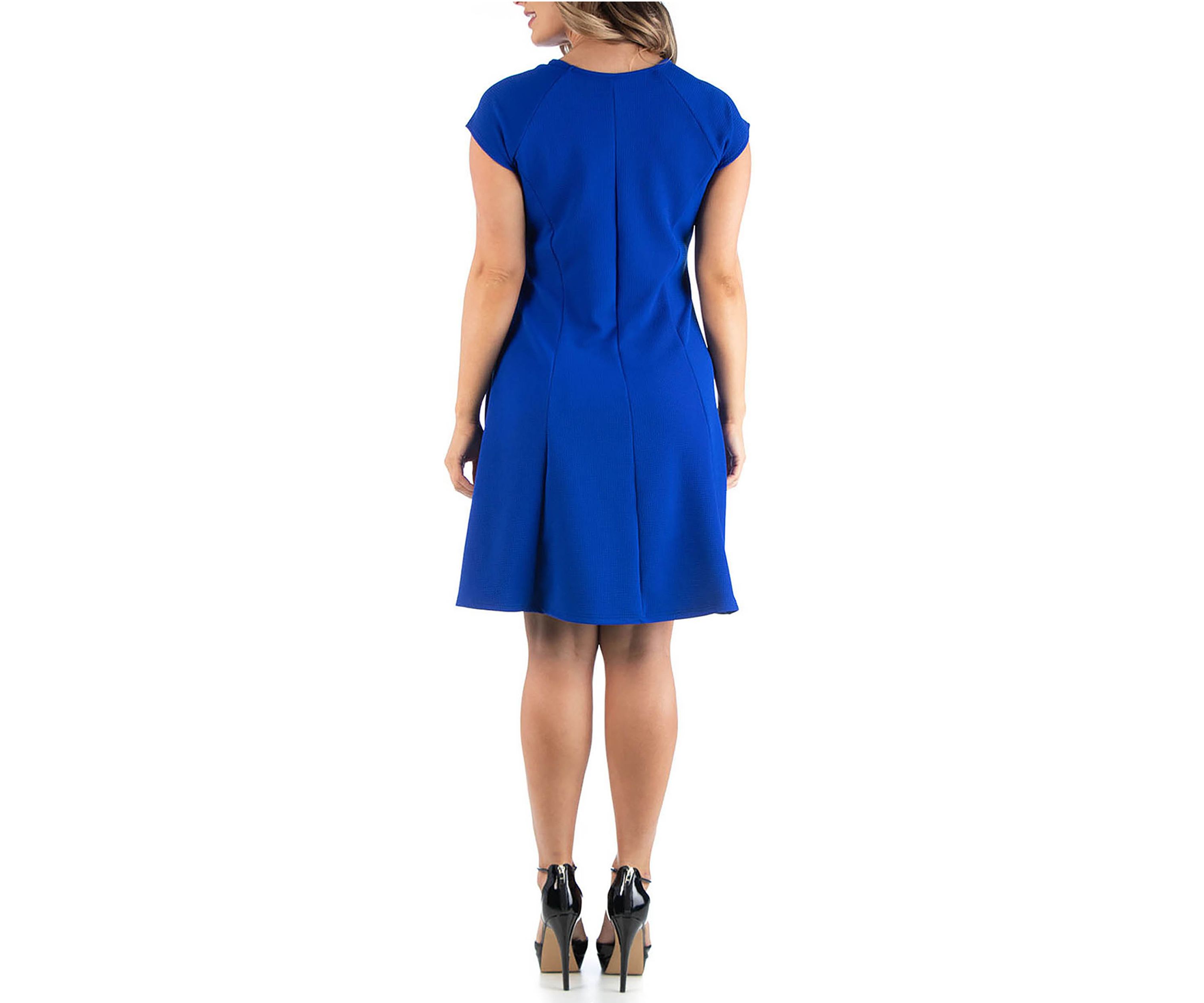Plus Size Keyhole Neck  Dress