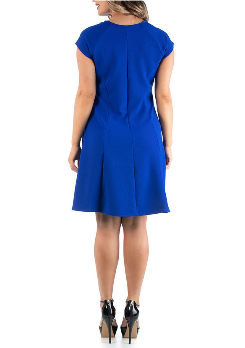 Plus Size Keyhole Neck  Dress