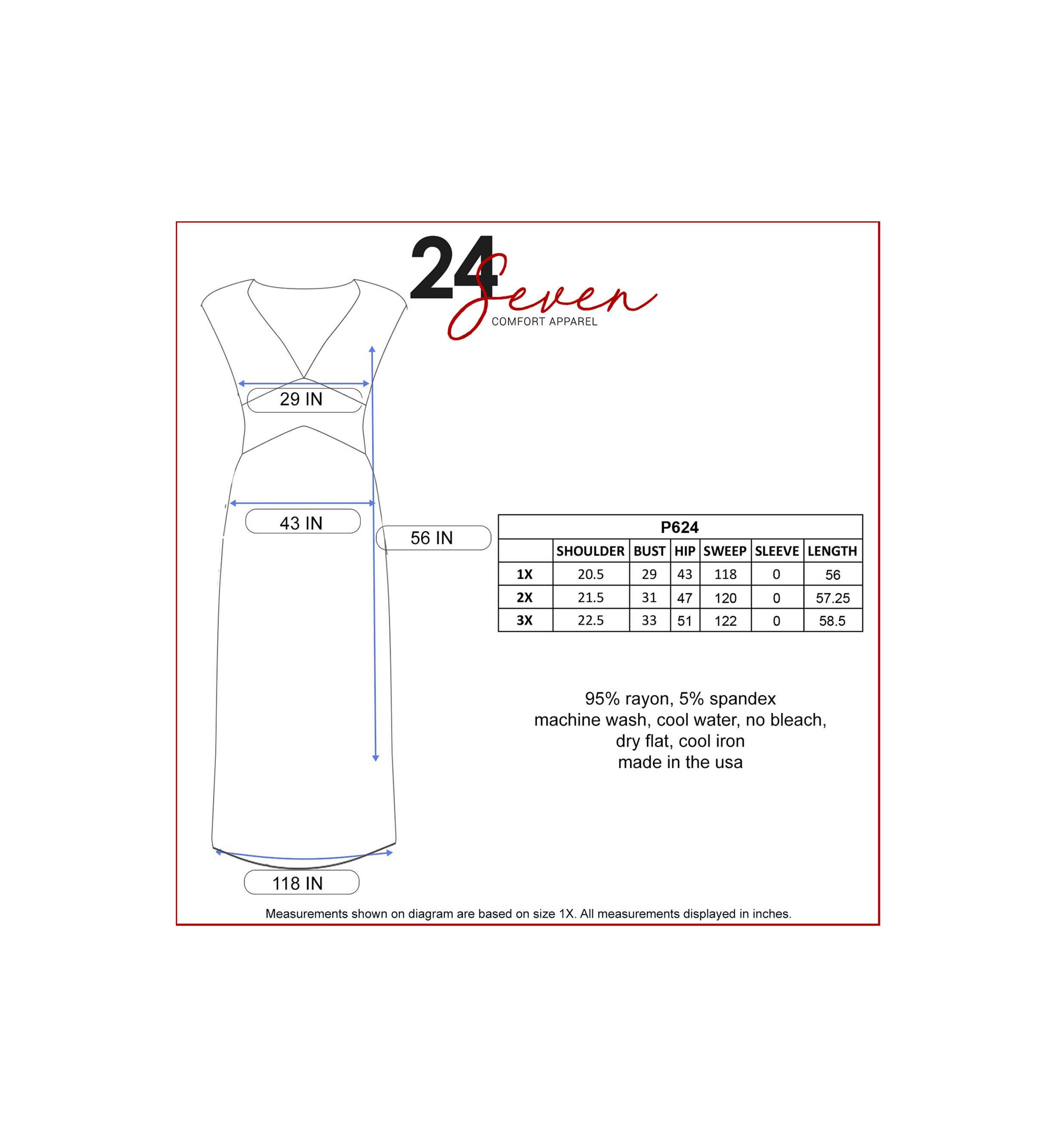 Plus Size Empire Waist V-Neck Maxi Dress