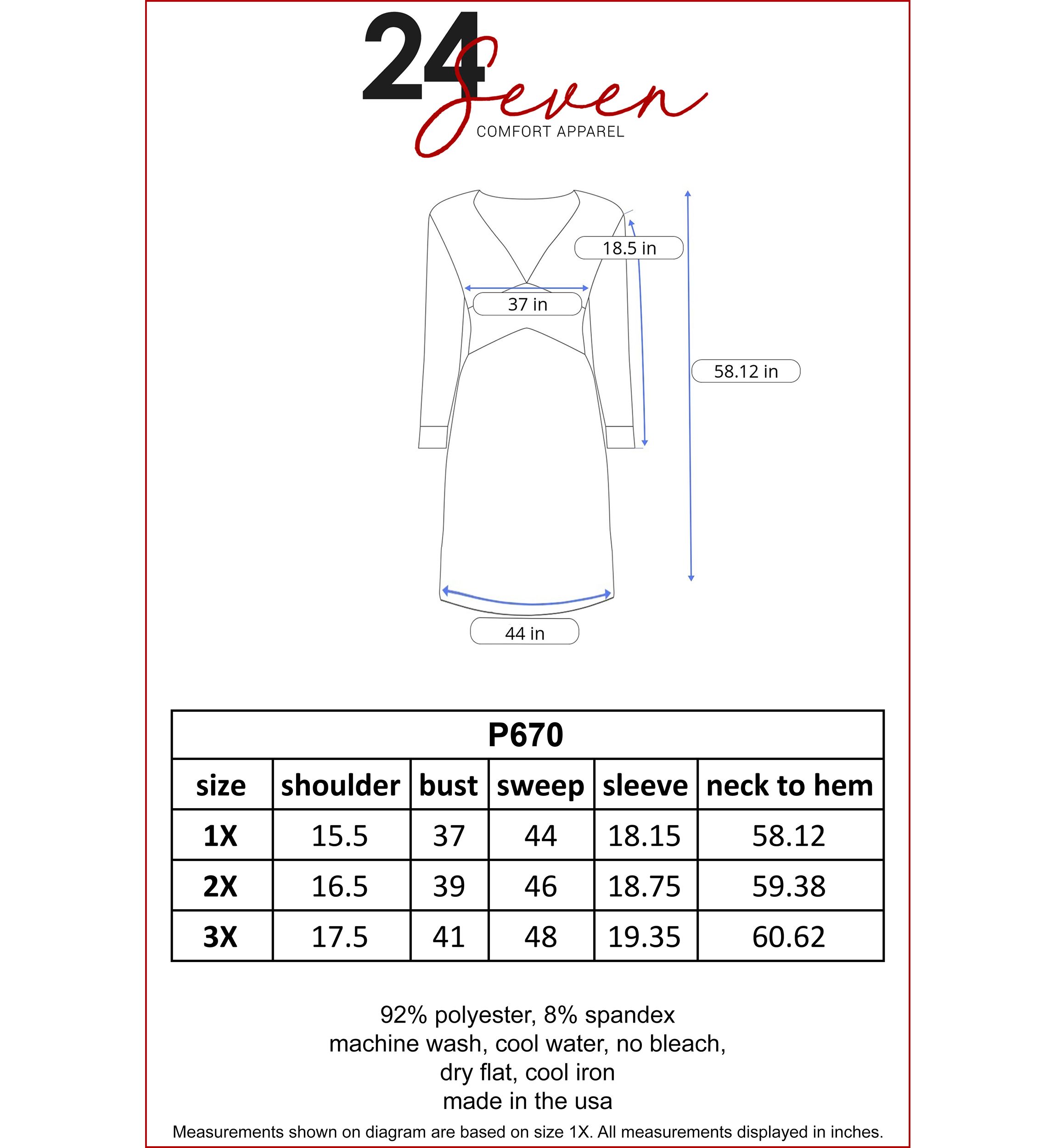 Plus Size Fitted V-Neck Side Slit Maxi Dress