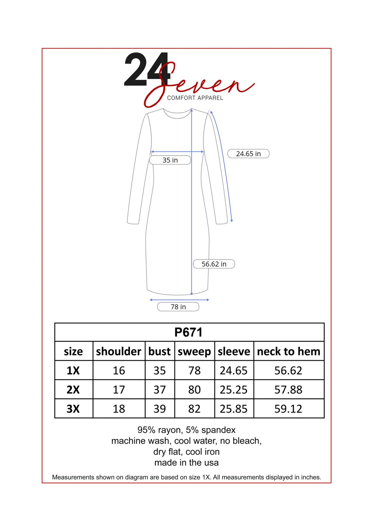 Plus Size Long Sleeve Maxi Dress