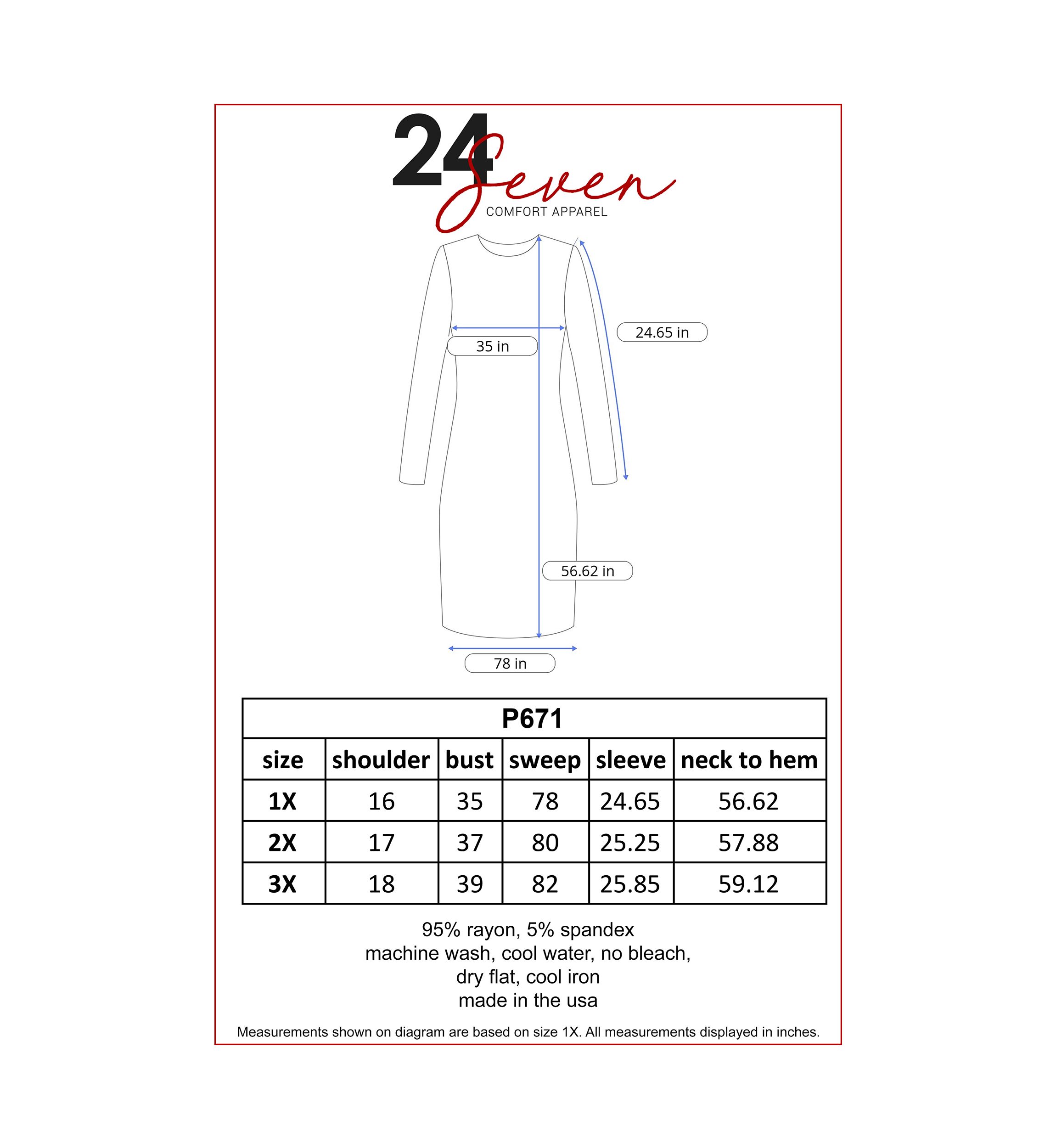 Plus Size Long Sleeve Maxi Dress