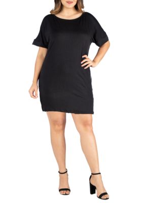 Plus Loose Fitting T-Shirt Dress