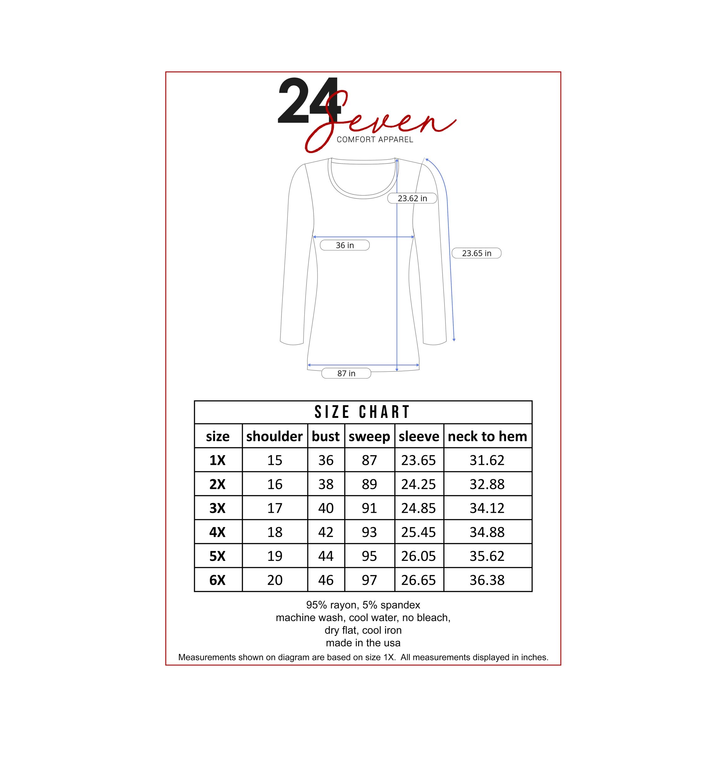 Plus Size Long Sleeve Solid Color Swing Style Flared Tunic Top