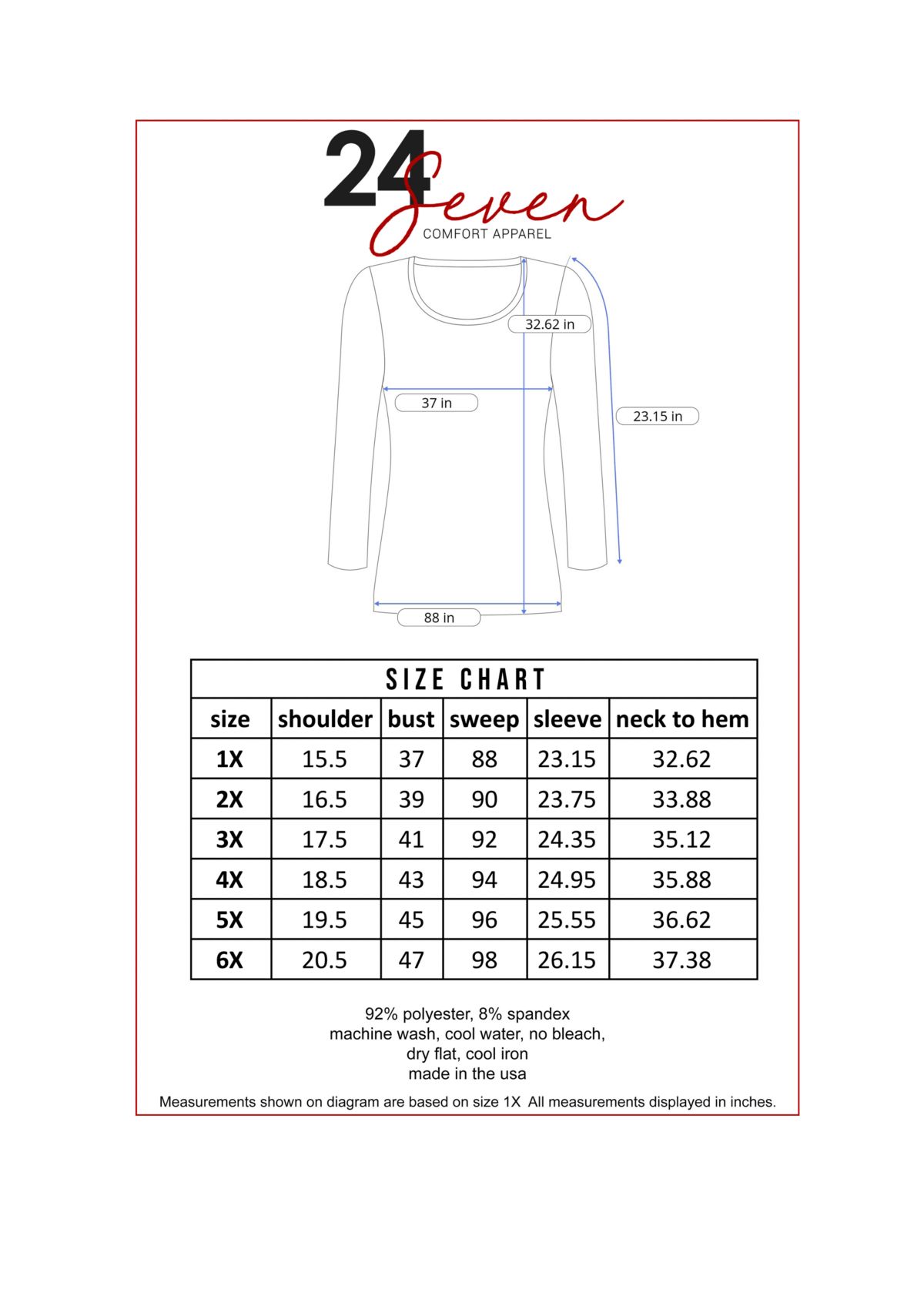 Plus Size Flared Long Sleeve Henley Tunic Top