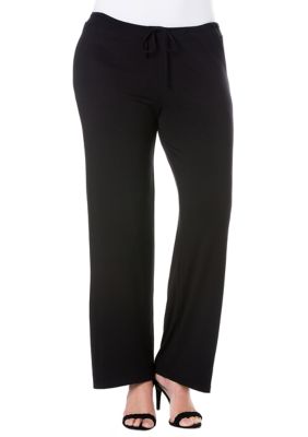 Plus Comfortable Drawstring  Lounge Pants