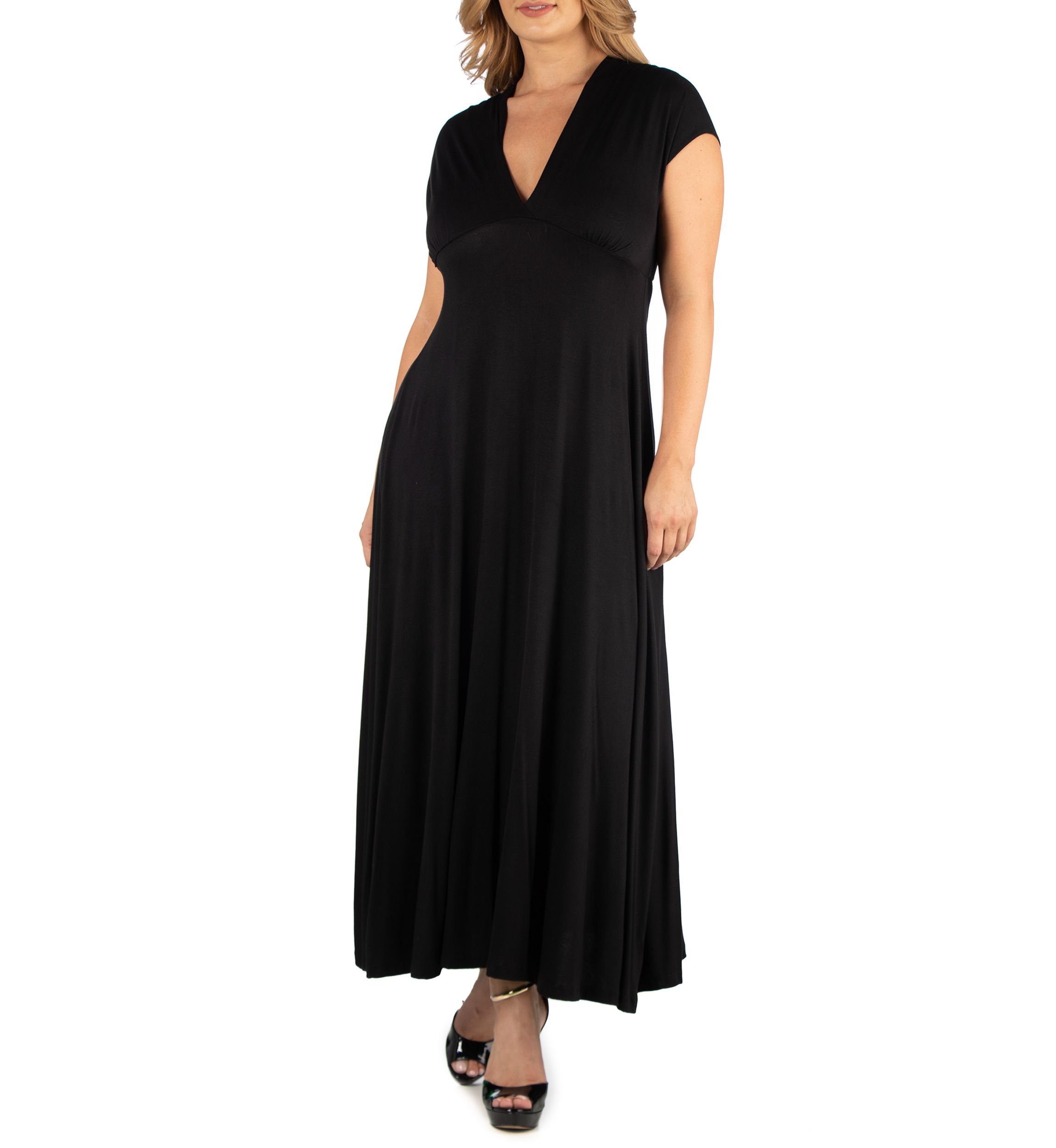 belk plus size black dresses Women's Black Casual Plus Size Dresses