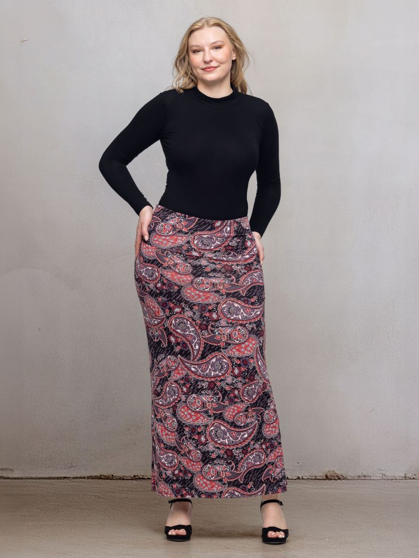 24seven Comfort Apparel Womens Elegant Accordion Pleated Elastic Waistband Party Midi Skirt