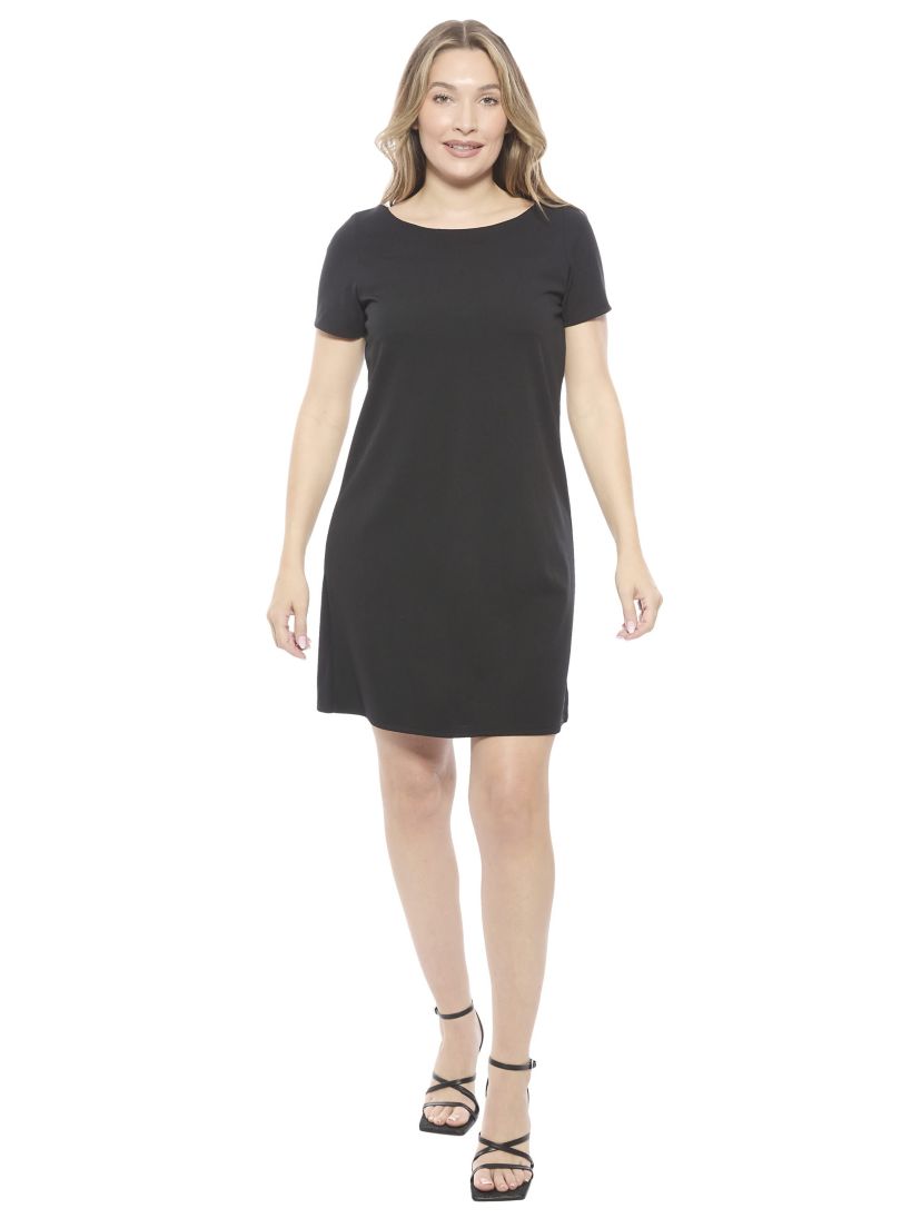 body type for fit and flare wedding dress Denim Shift Dress – LEIF