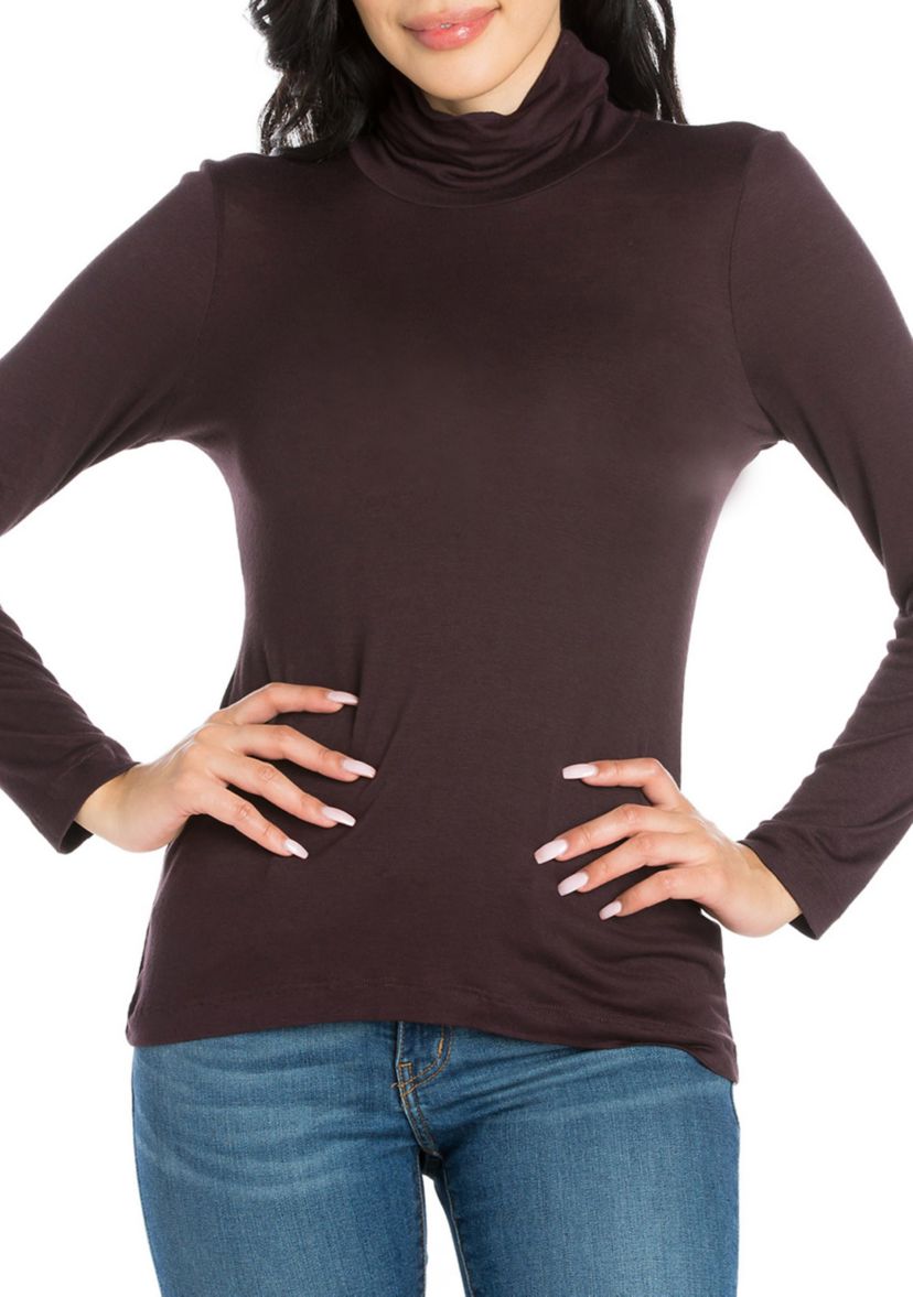 Womens Classic Long Sleeve Turtleneck