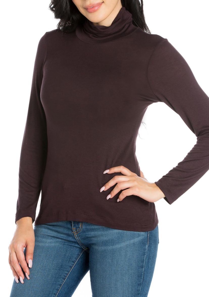 Womens Classic Long Sleeve Turtleneck
