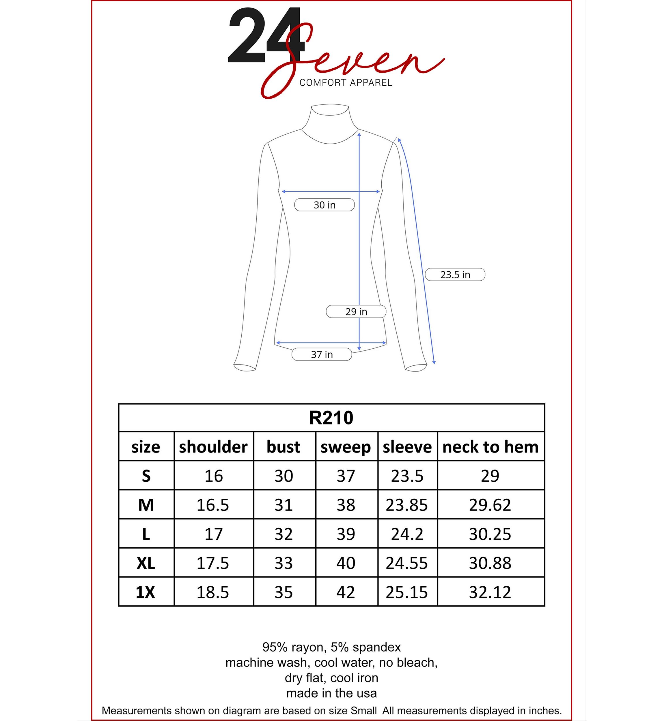 Womens Classic Long Sleeve Turtleneck