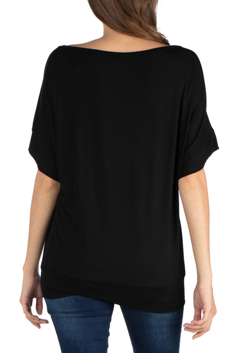 Womens Loose Fit Dolman Top