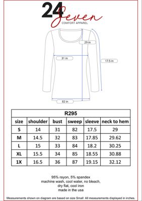 Three Quarter Sleeve V-Neck Tunic Top