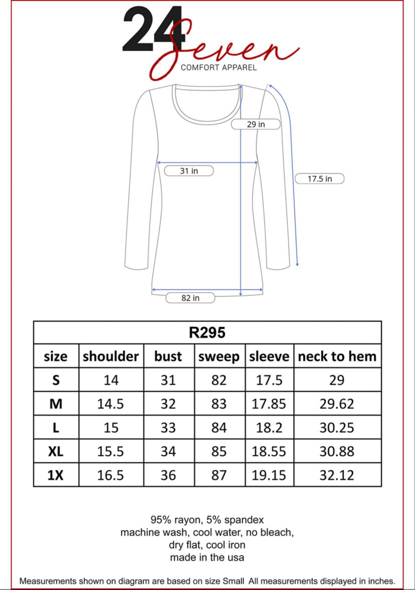 Three Quarter Sleeve V-Neck Tunic Top