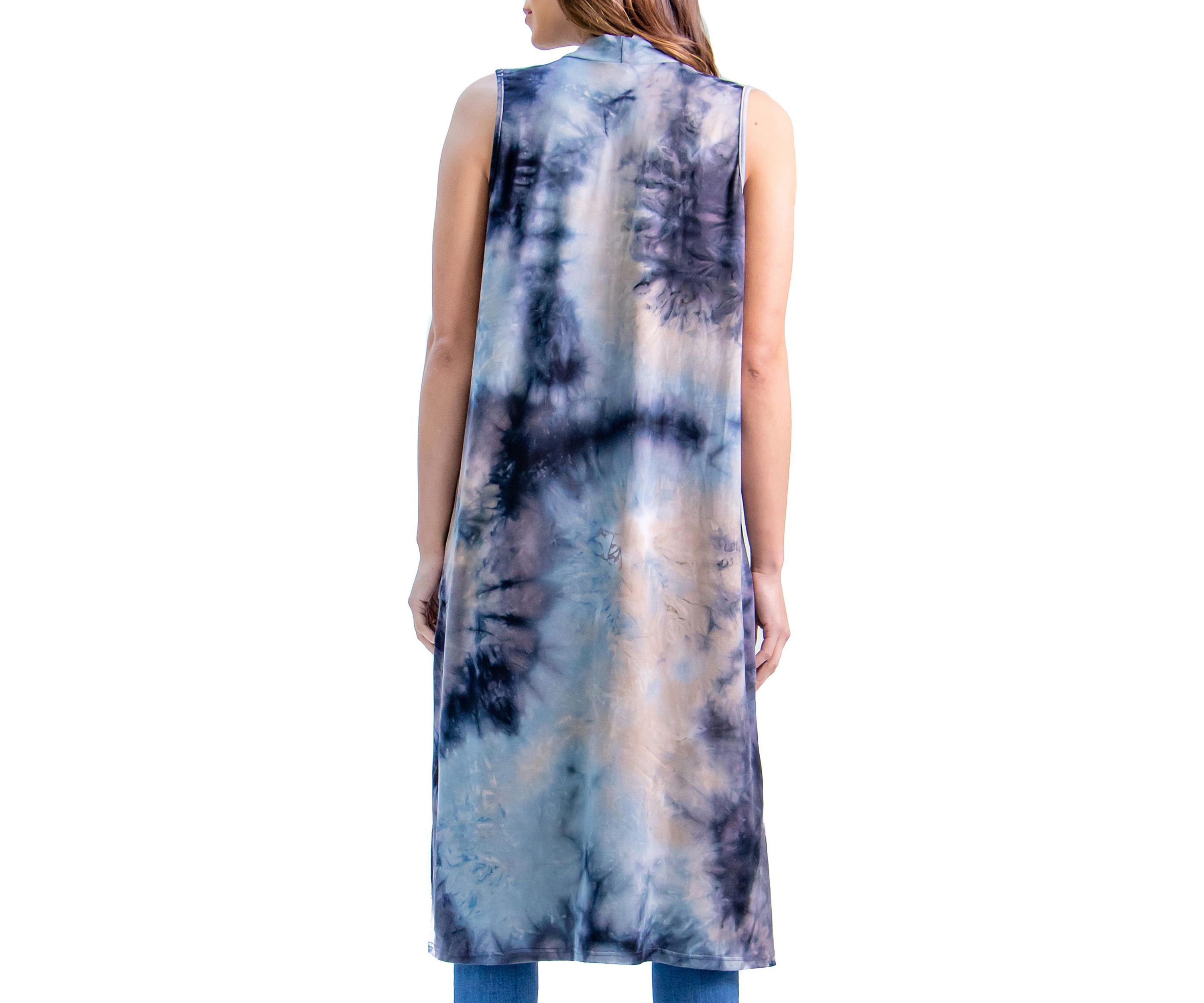 Tie Dye Slvless Vest