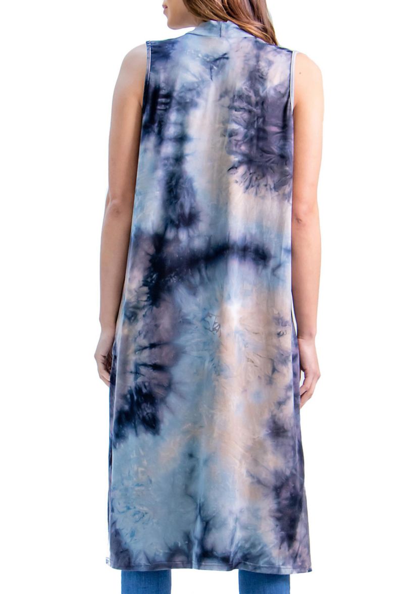 Tie Dye Slvless Vest