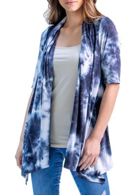 24seven Comfort Apparel Women's Open Front Cardigan