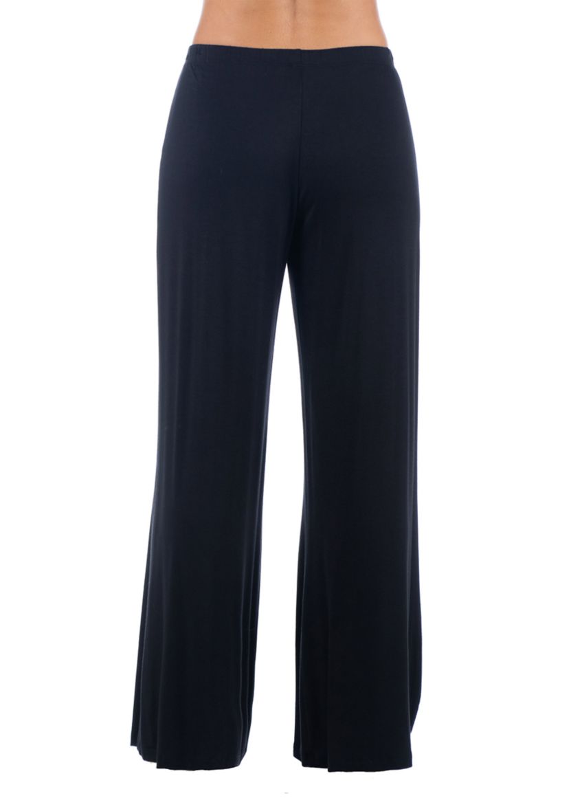 Womens Comfortable Solid Color Palazzo Lounge Pants