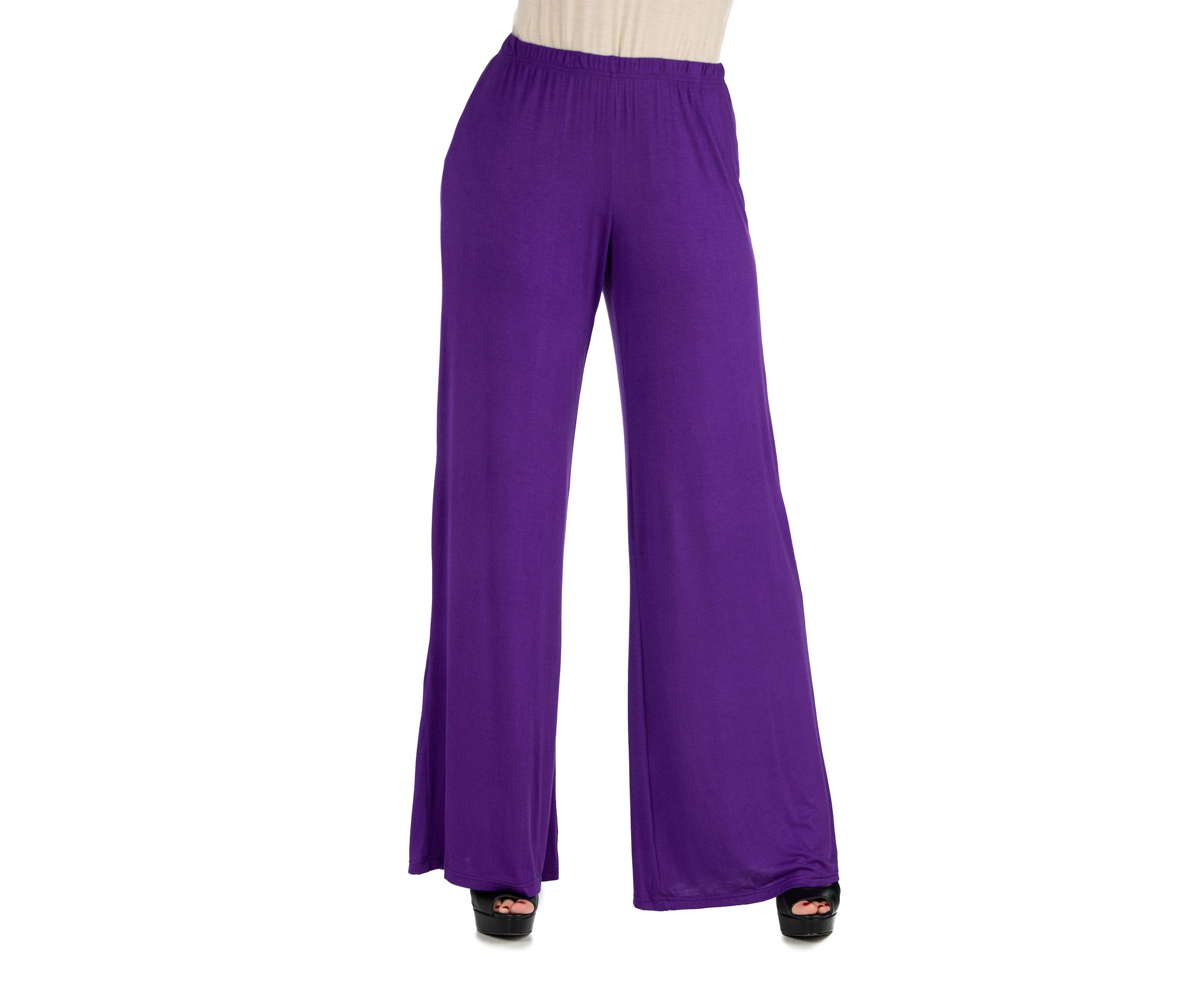 Womens Solid Palazzo Pants