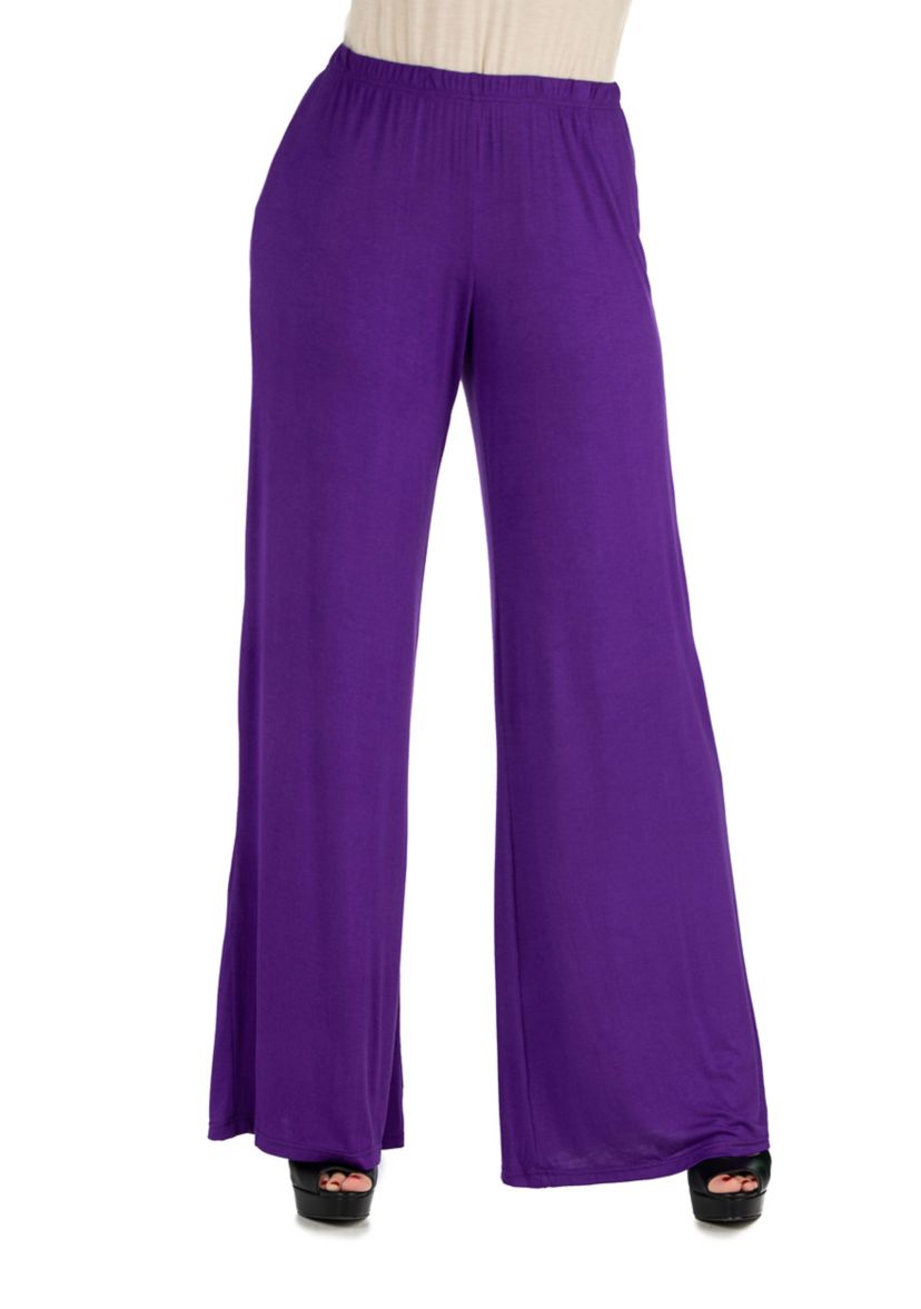 Womens Solid Palazzo Pants