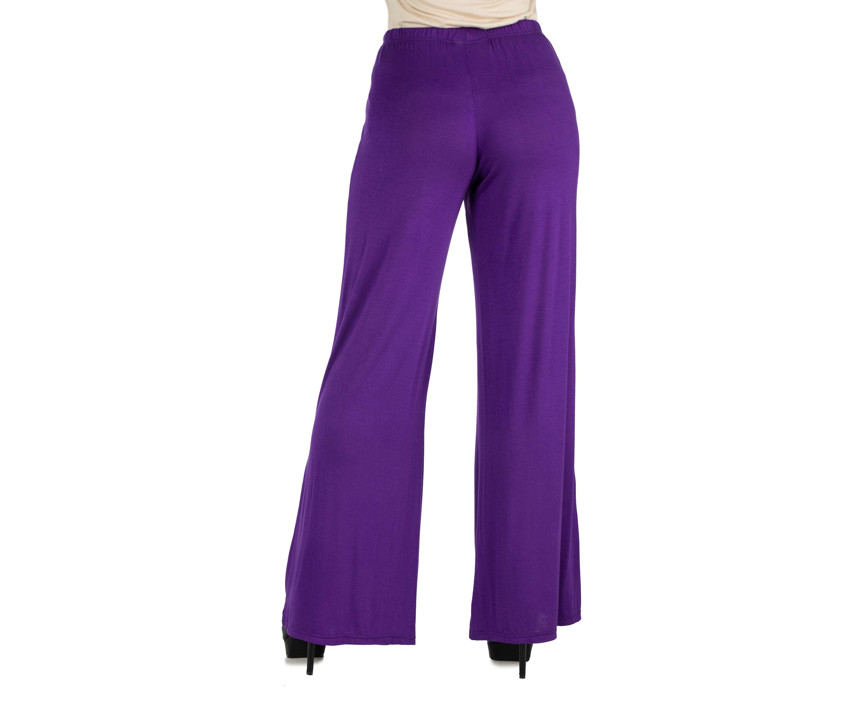 Womens Solid Palazzo Pants