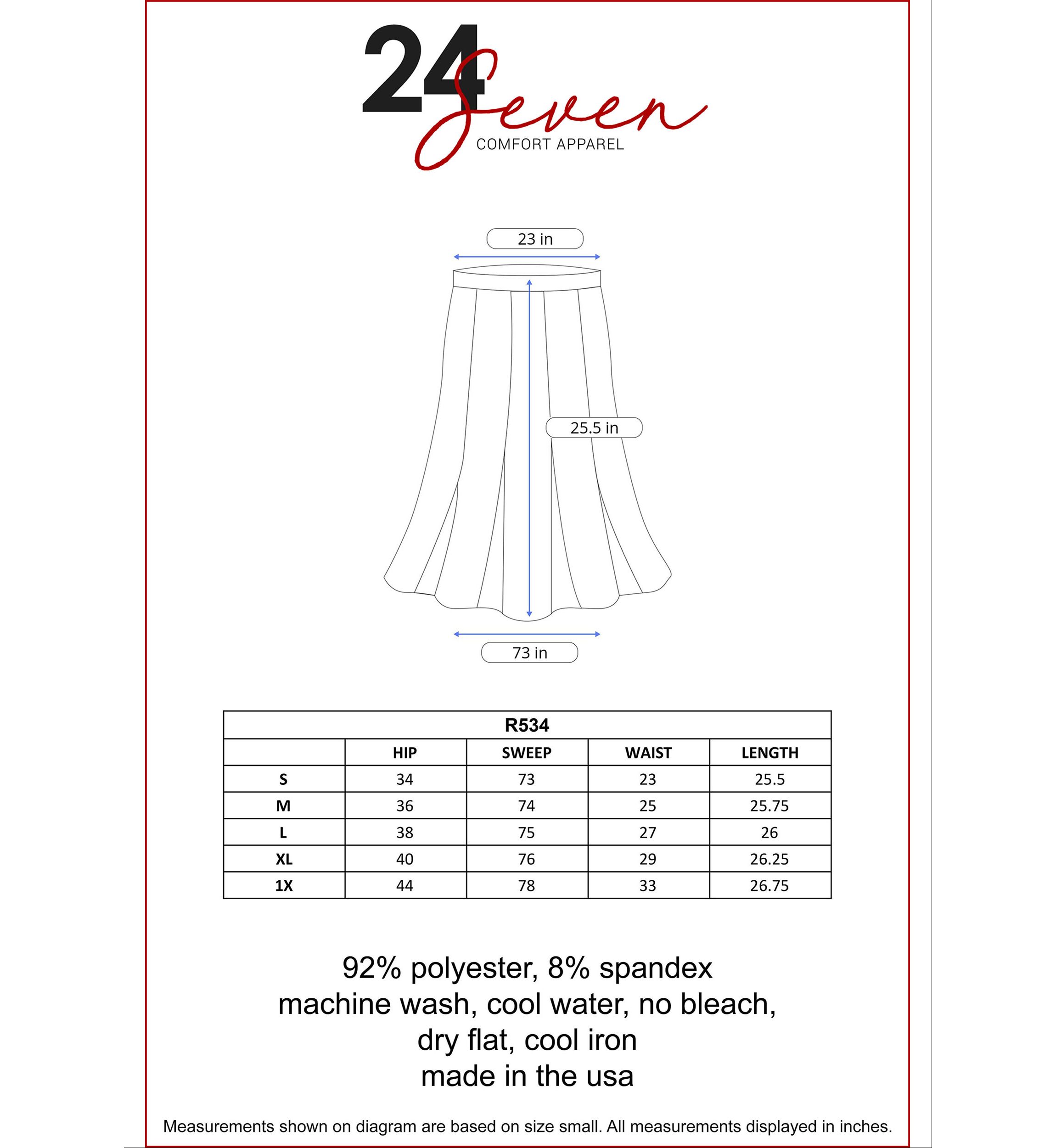 Classic Knee Length Black Skirt With Pockets