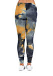 Womens Tie Dye Print Fitted Ankle Cuff Sweatpants