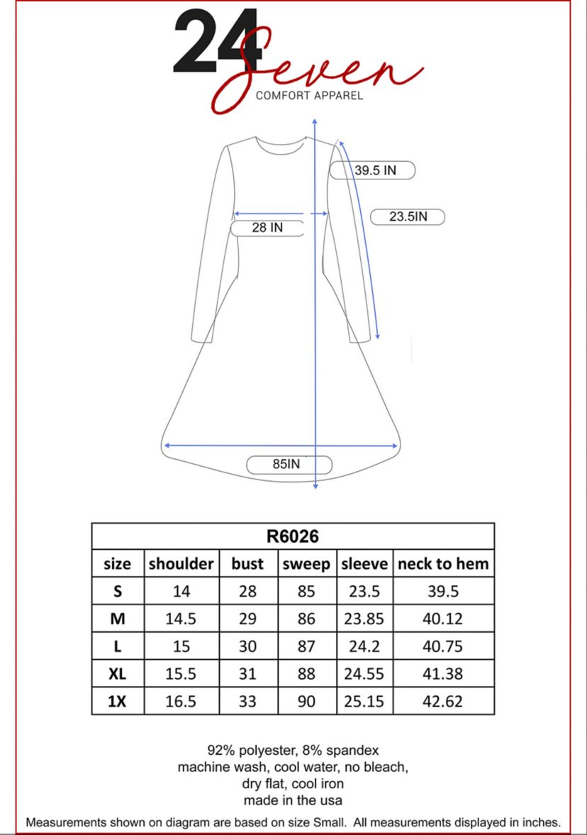 Womens Long Sleeve Knee Length Skater Dress