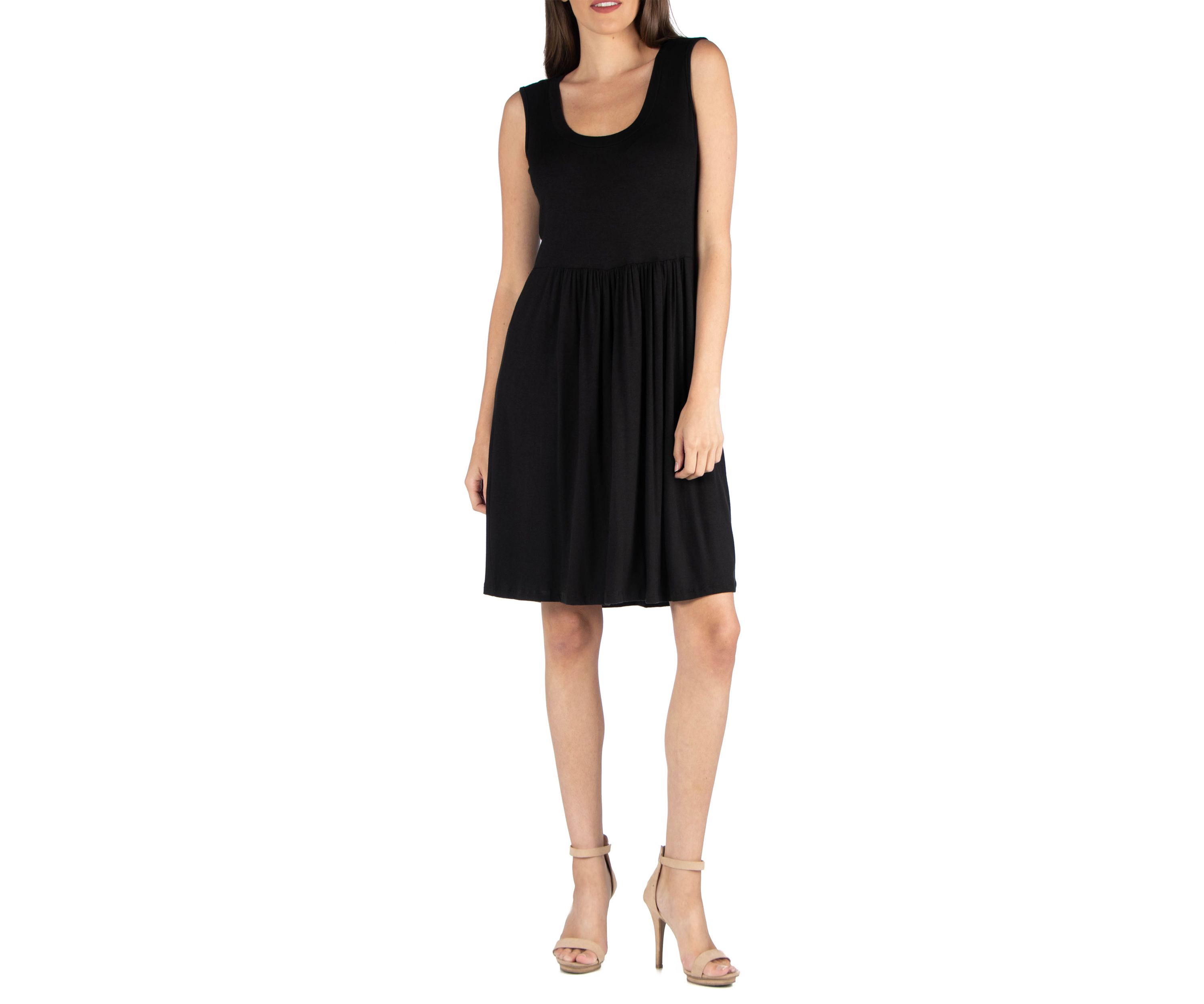 Womens Sleeveless A Line Dress