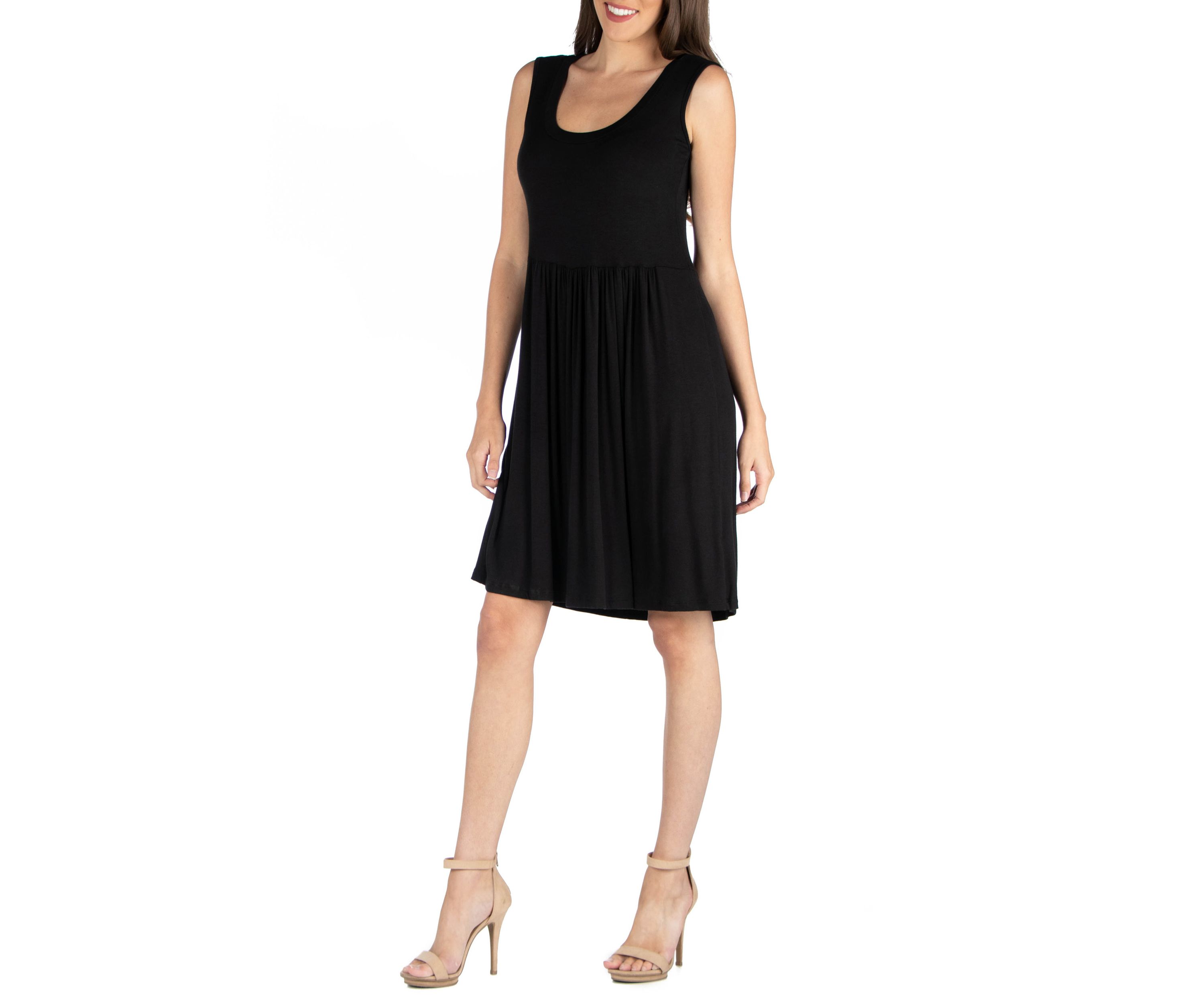 Womens Sleeveless A Line Dress